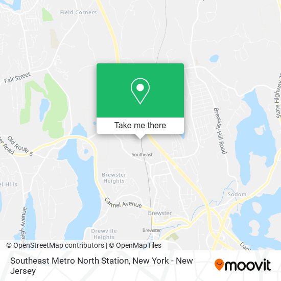 Mapa de Southeast Metro North Station