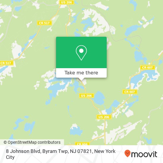 8 Johnson Blvd, Byram Twp, NJ 07821 map
