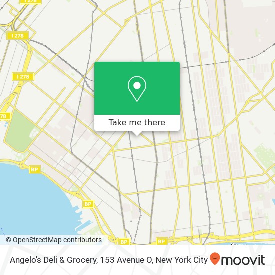Angelo's Deli & Grocery, 153 Avenue O map