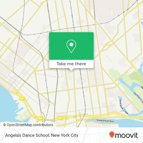 Angela's Dance School map