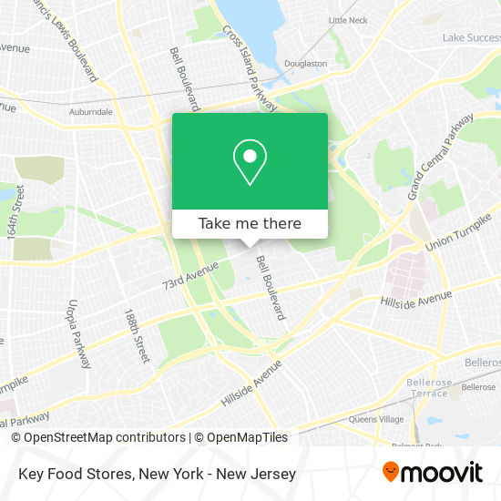 Key Food Stores map