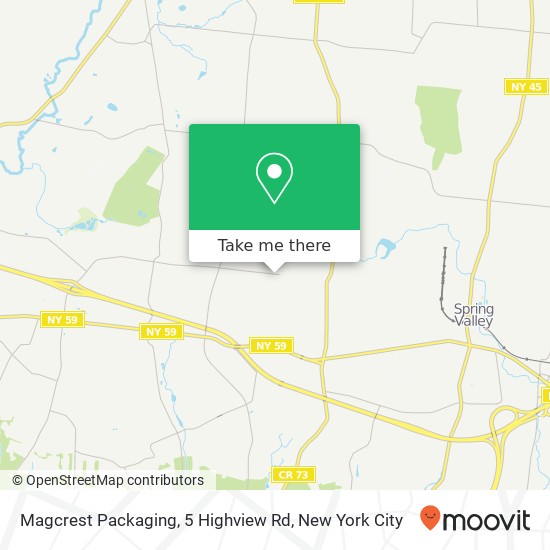 Mapa de Magcrest Packaging, 5 Highview Rd