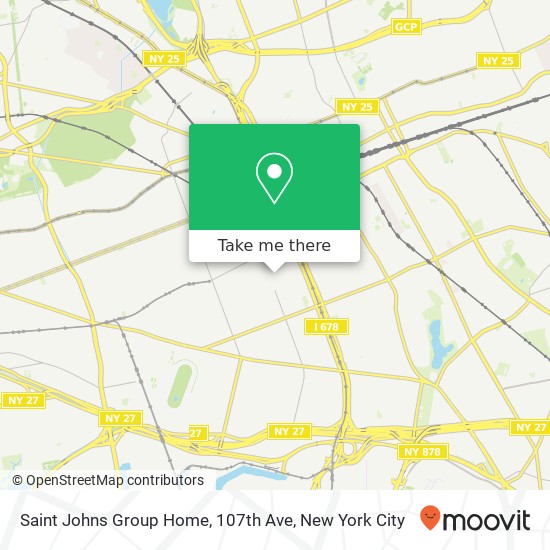 Mapa de Saint Johns Group Home, 107th Ave