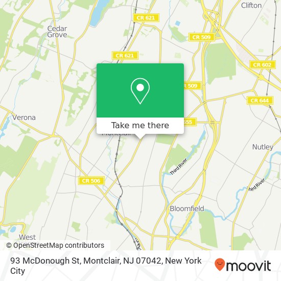 93 McDonough St, Montclair, NJ 07042 map