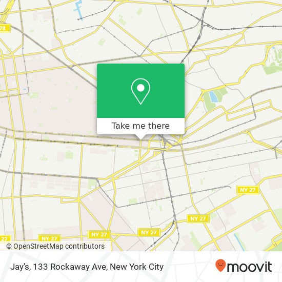 Jay's, 133 Rockaway Ave map