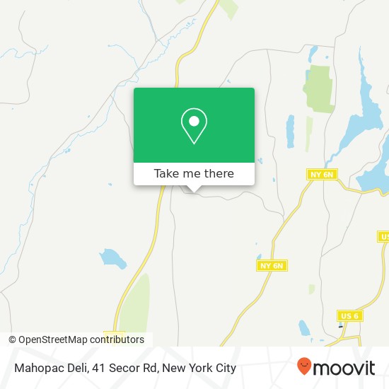 Mapa de Mahopac Deli, 41 Secor Rd