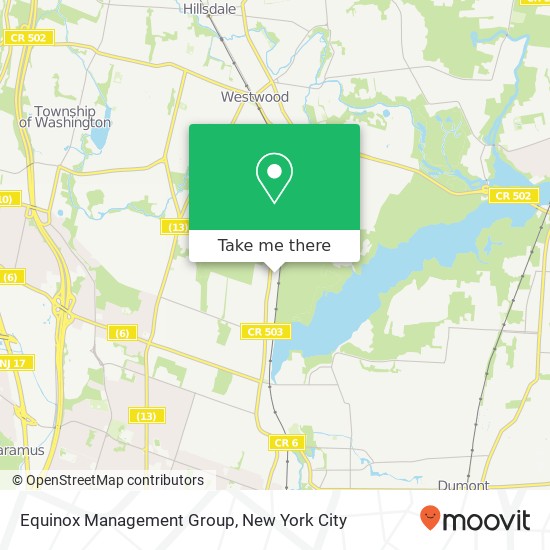 Equinox Management Group map