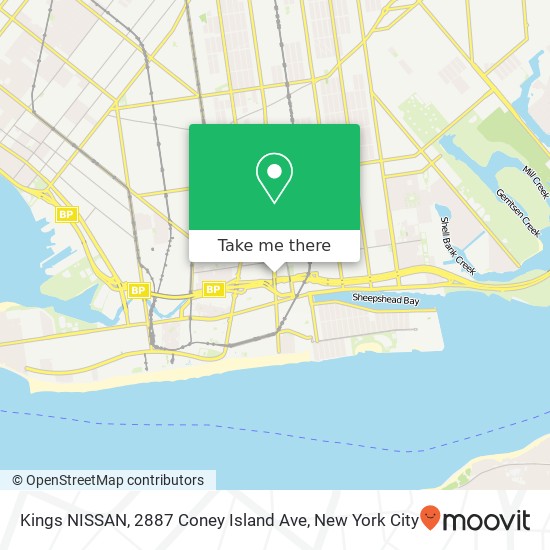 Kings NISSAN, 2887 Coney Island Ave map