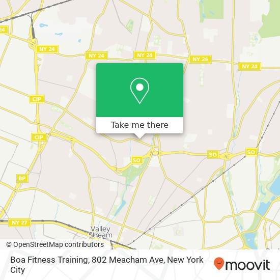 Mapa de Boa Fitness Training, 802 Meacham Ave