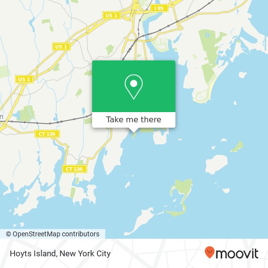 Mapa de Hoyts Island