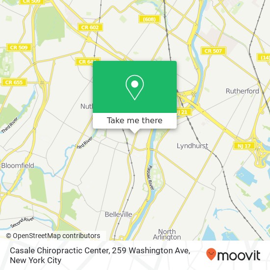 Mapa de Casale Chiropractic Center, 259 Washington Ave