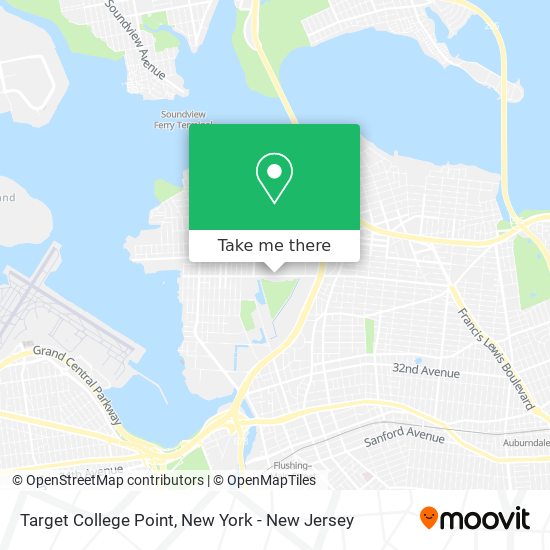 Mapa de Target College Point