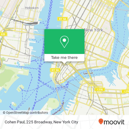 Cohen Paul, 225 Broadway map