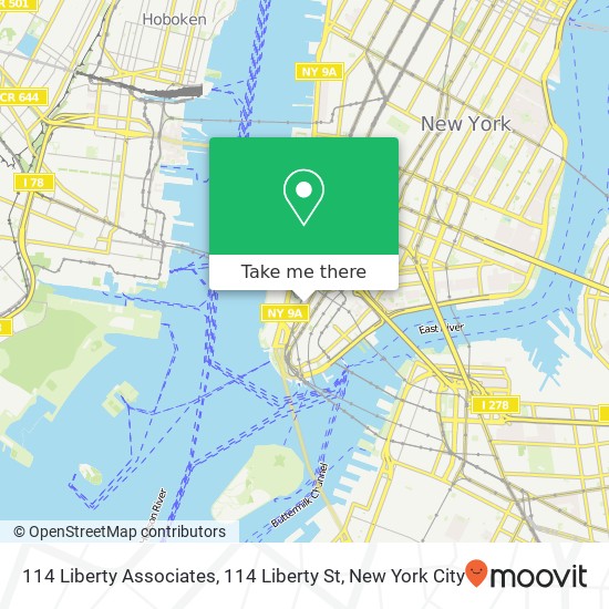 114 Liberty Associates, 114 Liberty St map