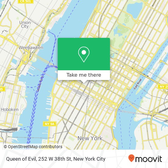 Queen of Evil, 252 W 38th St map