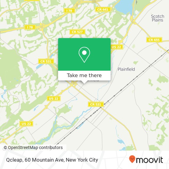 Mapa de Qcleap, 60 Mountain Ave