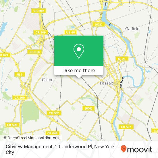 Mapa de Citiview Management, 10 Underwood Pl