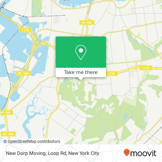 New Dorp Moving, Loop Rd map