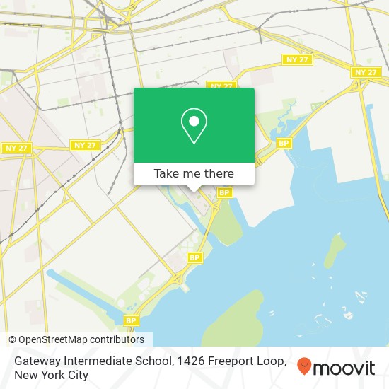 Mapa de Gateway Intermediate School, 1426 Freeport Loop