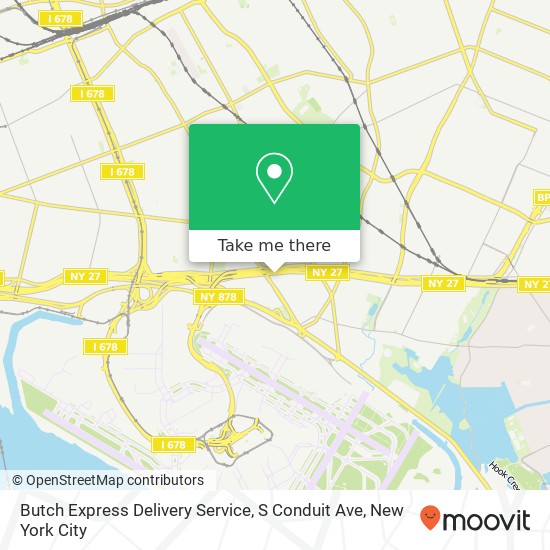 Butch Express Delivery Service, S Conduit Ave map