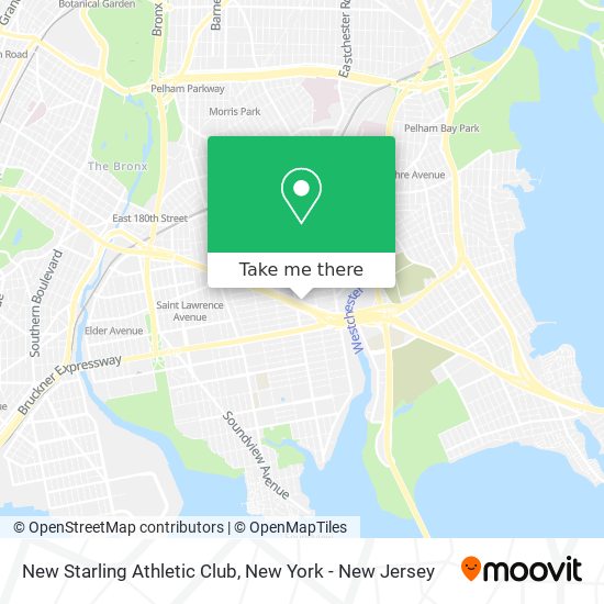 New Starling Athletic Club map