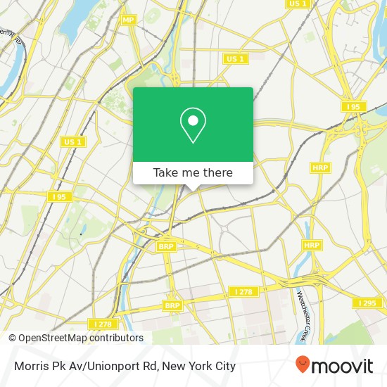 Morris Pk Av/Unionport Rd map