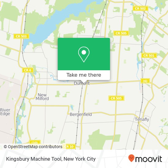 Mapa de Kingsbury Machine Tool