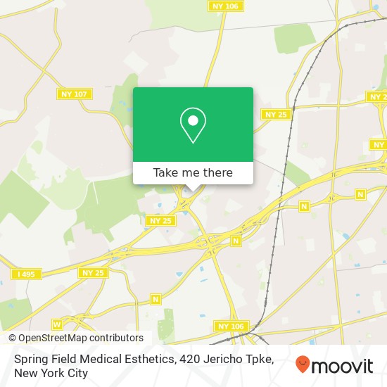 Spring Field Medical Esthetics, 420 Jericho Tpke map
