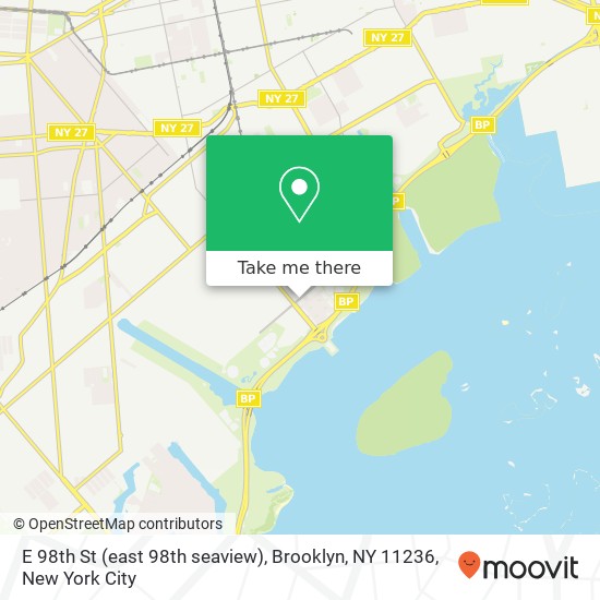 E 98th St (east 98th seaview), Brooklyn, NY 11236 map