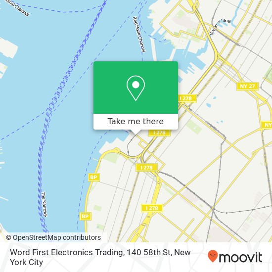 Word First Electronics Trading, 140 58th St map