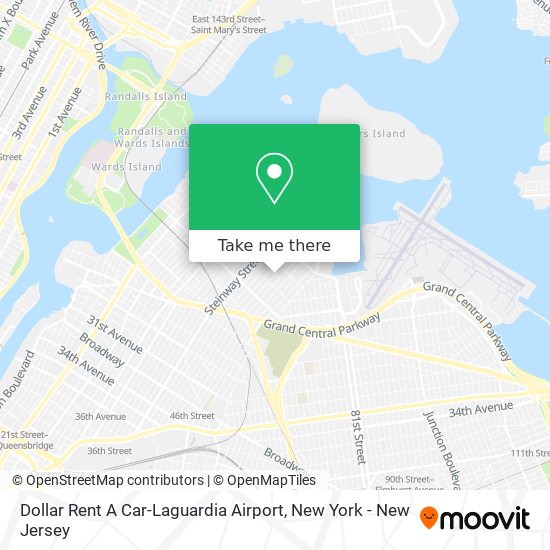 Dollar Rent A Car-Laguardia Airport map
