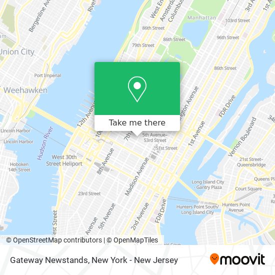 Mapa de Gateway Newstands