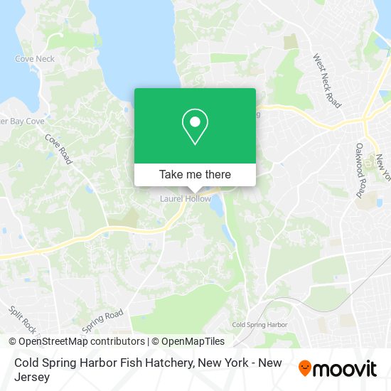 Cold Spring Harbor Fish Hatchery map