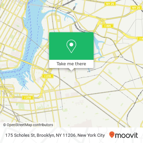 175 Scholes St, Brooklyn, NY 11206 map