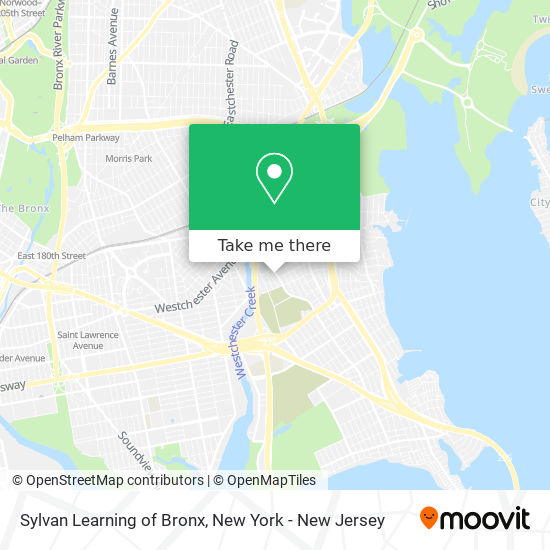 Mapa de Sylvan Learning of Bronx