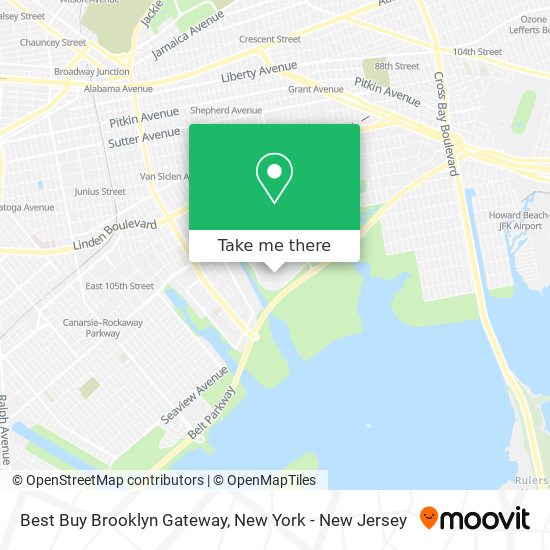 Best Buy Brooklyn Gateway map