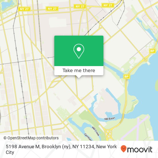 5198 Avenue M, Brooklyn (ny), NY 11234 map