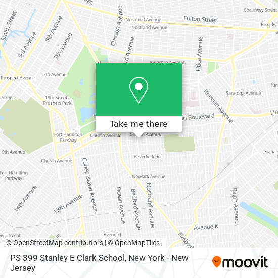 Mapa de PS 399 Stanley E Clark School