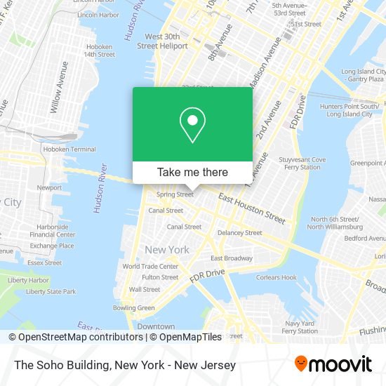 The Soho Building map