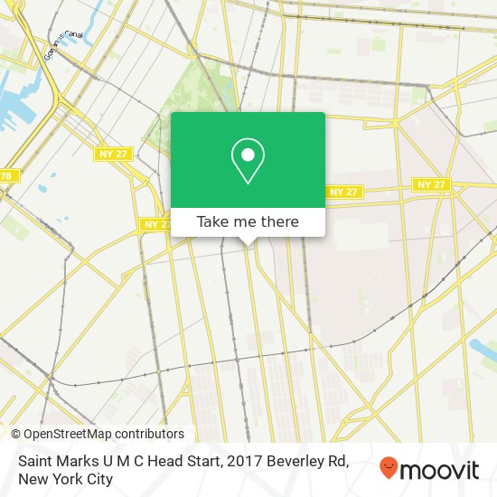 Saint Marks U M C Head Start, 2017 Beverley Rd map