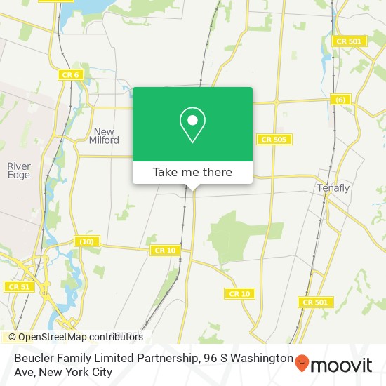 Mapa de Beucler Family Limited Partnership, 96 S Washington Ave