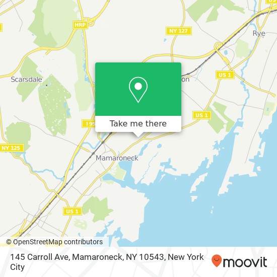 145 Carroll Ave, Mamaroneck, NY 10543 map
