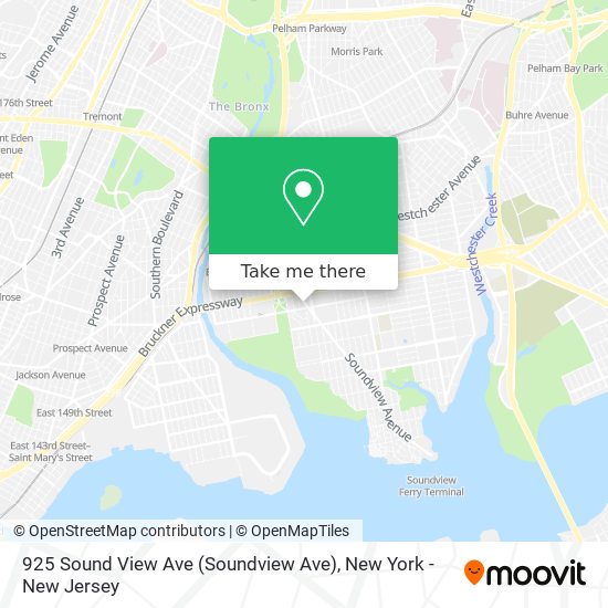 Mapa de 925 Sound View Ave (Soundview Ave)