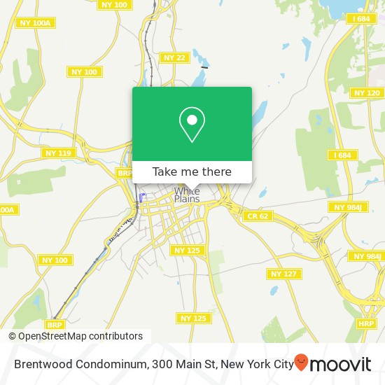 Mapa de Brentwood Condominum, 300 Main St