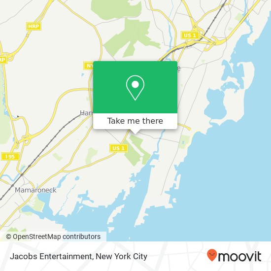 Mapa de Jacobs Entertainment