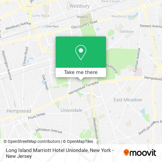 Long Island Marriott Hotel Uniondale map