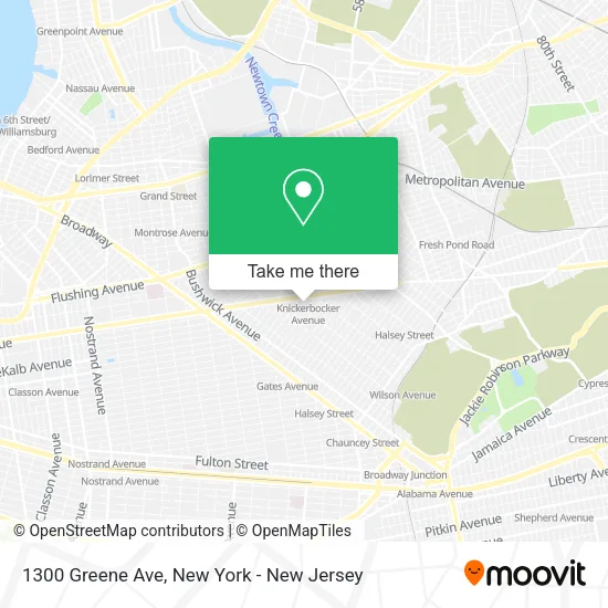 1300 Greene Ave map