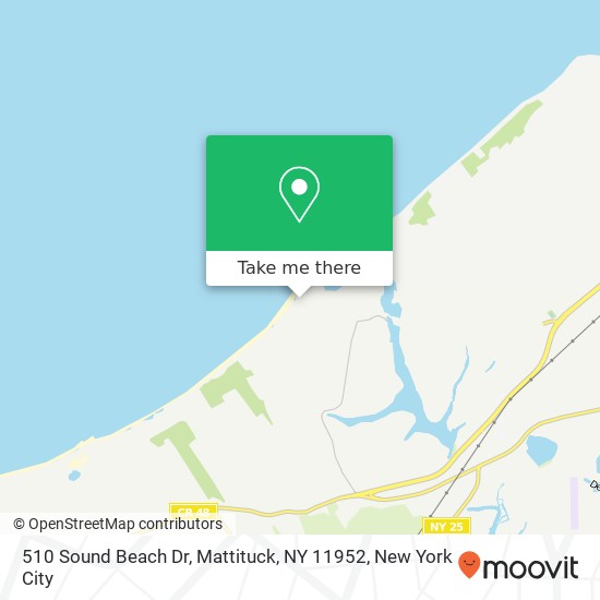 Mapa de 510 Sound Beach Dr, Mattituck, NY 11952