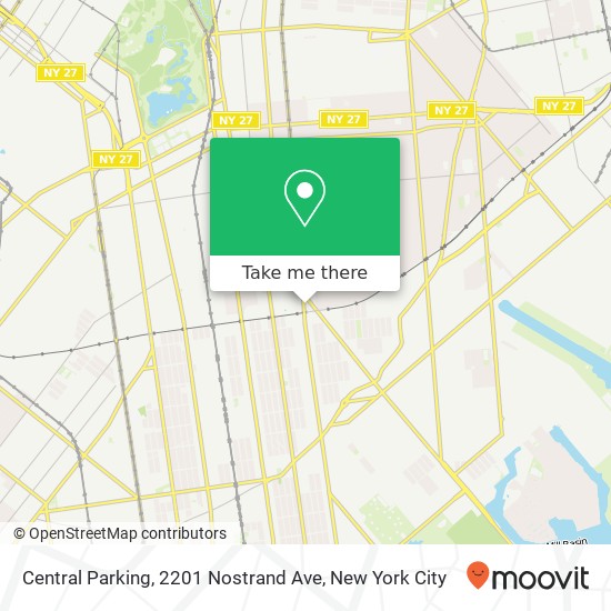 Central Parking, 2201 Nostrand Ave map