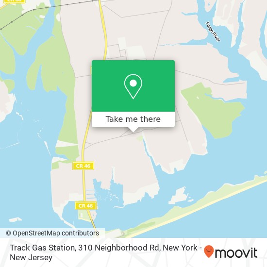 Mapa de Track Gas Station, 310 Neighborhood Rd